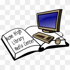 Graphic Free Library Librarian Clipart Equipment - Open Book Clip Art, HD Png Download - librarian png