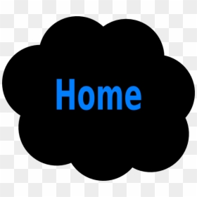 Home Page Button Cloud Clip Art At Clker - Heart, HD Png Download - home button image png