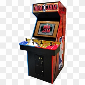 Arcade Machine Png Images - Nba Jam Arcade Game, Transparent Png - pinball machine png