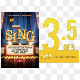 Flyer, HD Png Download - sing movie png