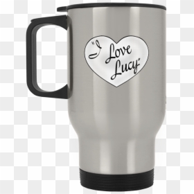 Xp8400s Silver Stainless Travel Mug / I Love Lucy Heart - Best Gift To Give A Truck Driver, HD Png Download - lucy png