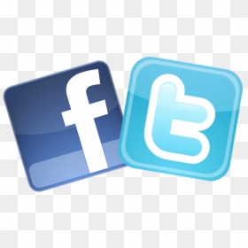 Follow Ffrangconator On Facebook And Twitter - Facebook And Instagram Symbols, HD Png Download - follow me on twitter png