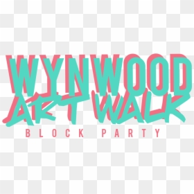 Wynwood Art Walk Block Party, HD Png Download - block party png