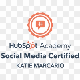 Hubspot Social Media Certificate, HD Png Download - katie mcgrath png