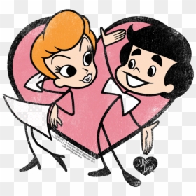 Ricky Ricardo And Lucy Cartoon, HD Png Download - lucy png