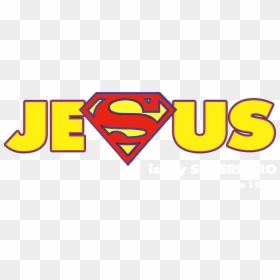 181nocus 1551723623 1f09 3051jesus Is My Superhero - Superman Symbol, HD Png Download - fedex truck png