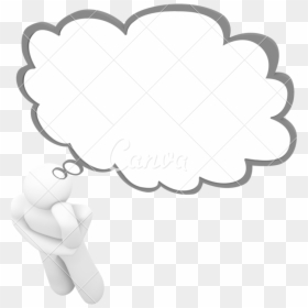 Thought Thinker Copy Space Thinking Person Photos - Illustration, HD Png Download - thinker png