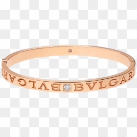 White Gold Bracelet With Zirconia, HD Png Download - gold bangle png