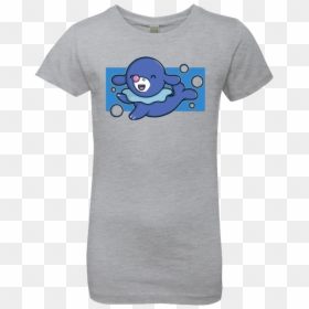 Super Cute Starter Popplio Girls Premium T-shirt - T-shirt, HD Png Download - popplio png