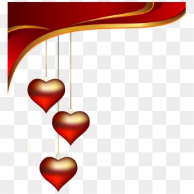 Decorative Hearts Pendants Element Png Clipart - Psd Clipart For Photoshop, Transparent Png - decoration clipart png