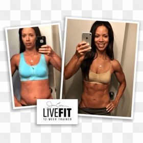 Lauren Lost 13 Lbs And 9% Body Fat - Bodybuilding Over 50 Before And After, HD Png Download - bodybuilding icon png