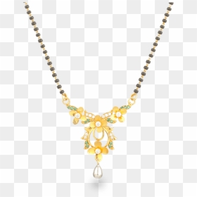 Gold Mangalsutra Pendant - Latest Diamond Mangalsutra Design, HD Png Download - png mangalsutra images