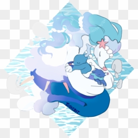 Pokémon Sun And Moon Pokémon Go Blue Cartoon Fictional - Primarina Hug, HD Png Download - popplio png