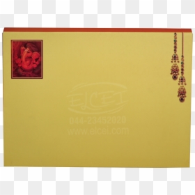 Hindu Wedding Card Background, HD Png Download - marriage card design png