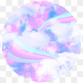 #rainbow #tło #background #birthday #blue #pink #freetoedit - Pastel Galaxy Rainbow Background, HD Png Download - birthday blue background images png