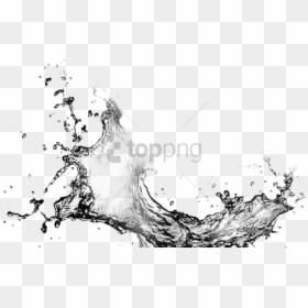 Free Png White Water Splash Png Png Image With Transparent - White Water Splash Png, Png Download - water splash black background png