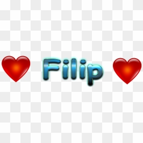 Filip Love Name Heart Design Png - Graphic Design, Transparent Png - love design png