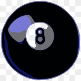 Symbol,billiard Ball,eight Ball - Billar 8 Png, Transparent Png - metal ball png