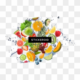 Water Splash - Transparent Fruit Juice Png, Png Download - water splash black background png