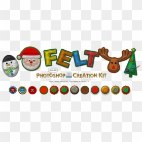 Felt Photoshop Actions, HD Png Download - png objects for photoshop