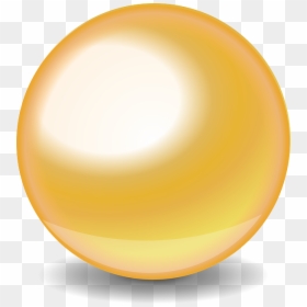 Gold Glossy Ball Png - Transparent Background Gold Ball Png, Png Download - ball png transparent background