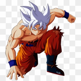 Goku Mastered Ultra Instinct Roblox Anime Cross 2 Wiki - Mui Goku, HD Png Download - gents hair style png