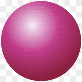 Gym Ball On Transparent Background Png Image Free Download - Sphere, Png Download - ball png transparent background