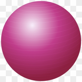 Gym Ball On Transparent Background Png Image Free Download - Sphere, Png Download - ball png transparent background
