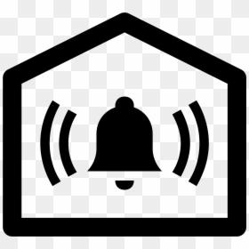 Home Icon Free Download - Security Alarm Icon Png, Transparent Png - ringing bell icon png