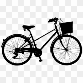 Bicycle Cycling Silhouette Clip Art - Bicycle Silhouette Png, Transparent Png - bullet bike png images
