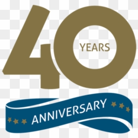 40th Anniversary Logo Png, Transparent Png - anniversary text png
