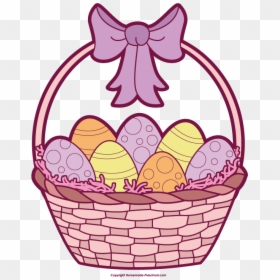 Free Easter Basket Clipart - Easter Basket Clipart, HD Png Download - empty basket png