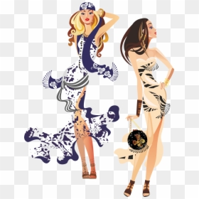 - Silouette Of Fashion Women Png - Fashion Woman Silhouette Vector, Transparent Png - fashion girls png