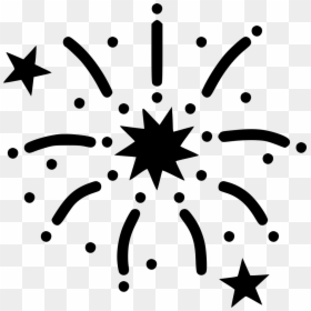 Fireworks Boom Bang Festival Celebration New Year Stars - New Year Icon Png, Transparent Png - new year icon png