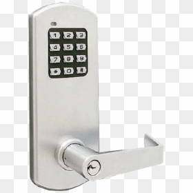 Push-button - Commercial Coded Door Lock, HD Png Download - lock key png