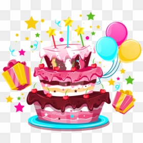 Birthday Cake Happy Birthday To You Party - Cake Happy Birthday Png, Transparent Png - birthday image png