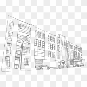 Officeops Illustration - Architecture, HD Png Download - apartment building png