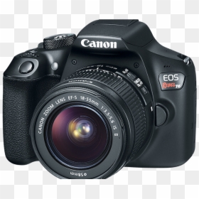 Camara Canon Eos Rebel T6, HD Png Download - canon dslr camera png