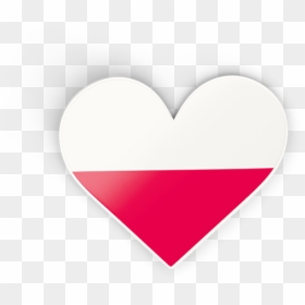 Download Flag Icon Of Poland At Png Format - Poland Flag Heart Png, Transparent Png - 3d heart symbol png