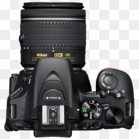 Nikon D5600 Dslr Camera 18-55mm Lens - Nikon D5600 18 55, HD Png Download - canon dslr camera png