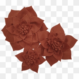 Felt Dahlia Flowers - Craft, HD Png Download - dahlia flower png
