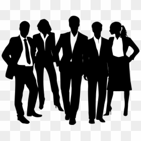 Clip Art Royalty Free Library Business People Png For - Group Business People Silhouette, Transparent Png - business people png transparent