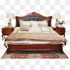 Bed Frame, HD Png Download - furniture png image