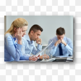 Stressed Business People Stressed Over Satisfaction - Business Problem Solution Astrologer, HD Png Download - business people png transparent