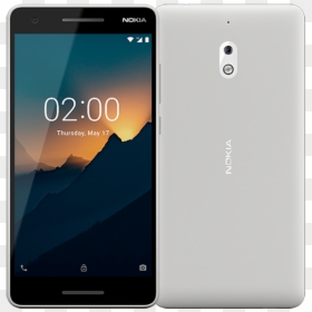 Nokia 2.1 Grey Silver, HD Png Download - samsung android mobile png