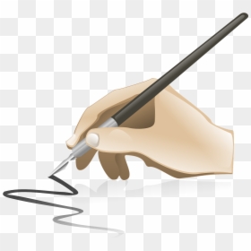 Hand Drawing Clipart, HD Png Download - pen in hand png