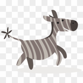 Zipping Zebra - Zebra Flat Png, Transparent Png - zebra png images