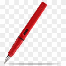 Lamy Safari Classic Fountain Pen With A Polished Stainless - Bayern Munchen Pen, HD Png Download - pen in hand png