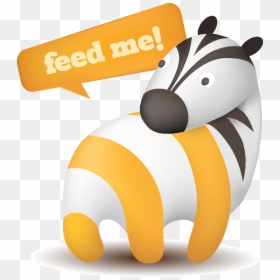 Cute To Material Subscribe Theme Vector Zebra Clipart - Rss, HD Png Download - zebra png images
