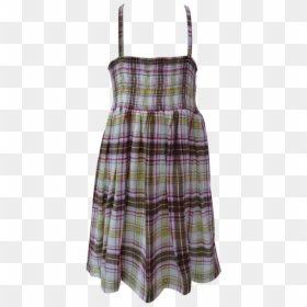 Gymmit Checkered-smock Dress - Plaid, HD Png Download - smock png